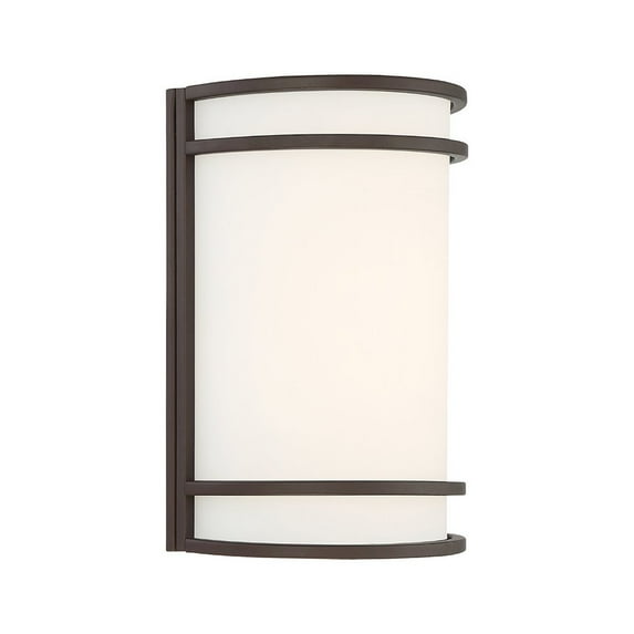 62165LEDDLP-BRZ/FST-Access Lighting-Lola - 1 Light Wall Sconce In Transitional Style-10 Inches Tall and 7.25 Inches Wide-Bronze Finish-LED Lamping