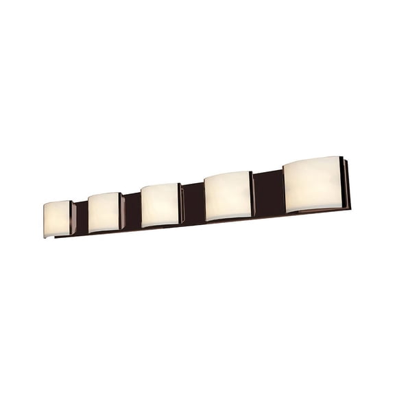 Access Lighting 5 Light LED Vanity in Bronze Color