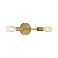 thumbnail image 1 of Access Lighting 2 Light LED Wall Sconce in Antique Brushed Brass Color, 1 of 7