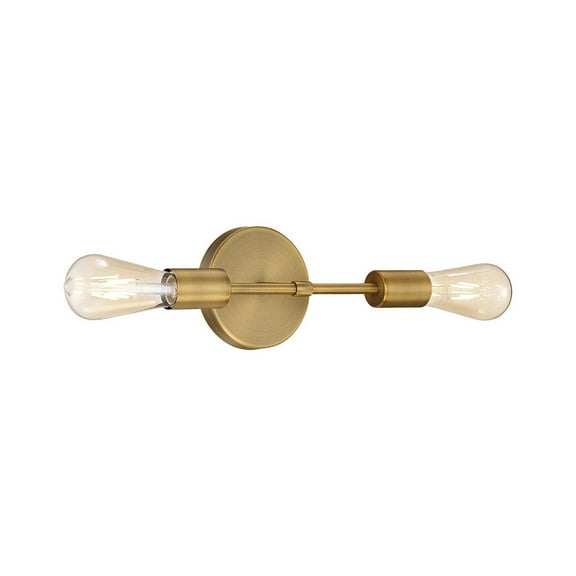 Access Lighting 2 Light LED Wall Sconce in Antique Brushed Brass Color