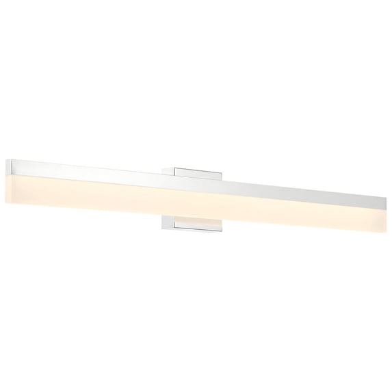 Loft 1 - Light Chrome LED Acrylic & Steel Wall Sconce
