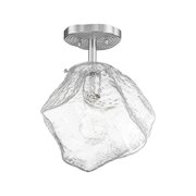 Access Lighting LED Semi-Flush in Mirrored Stainless Steel Color