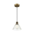 thumbnail image 1 of Access Lighting Martini LED Pendant in Antique Brushed Brass Color, 1 of 5