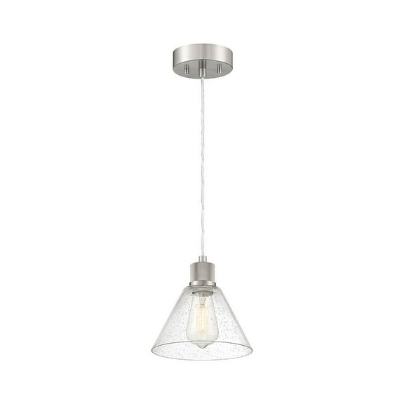 Access Lighting Martini LED Pendant in Brushed Steel Color