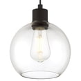 thumbnail image 1 of Access Lighting Burgundy LED Pendant in Matte Black Color, 1 of 4