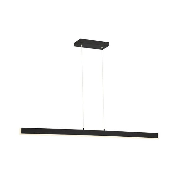 Access Lighting Dual Voltage LED Pendant in Matte Black Color