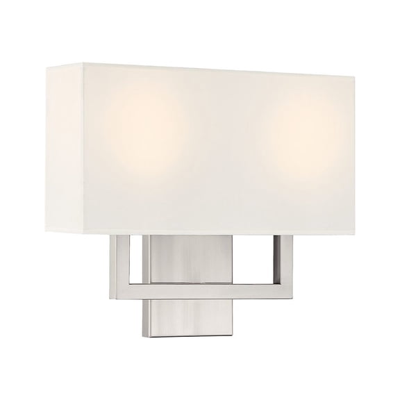Access Lighting 2 Light LED Wall Sconce in Brushed Steel Color
