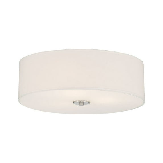 Access Lighting LED Flush Mount in Brushed Steel Color