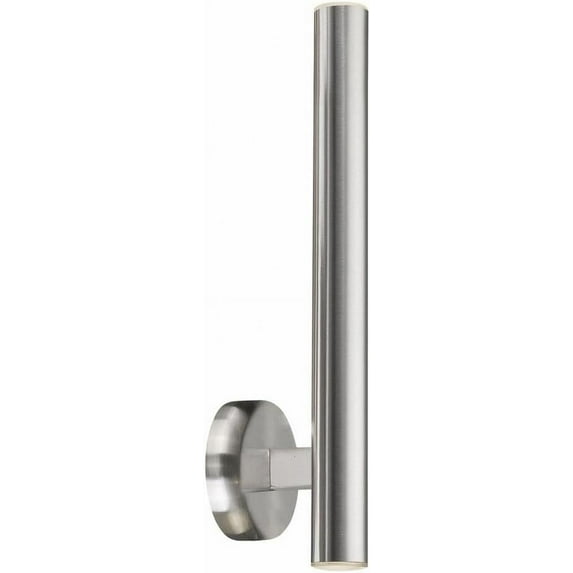 Access Lighting 72024LEDD-BS/ACR Pipeline Wall Sconce, 2-Light 10 Total Watts, Brushed Steel