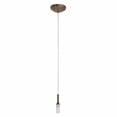 thumbnail image 1 of 9032LV-BRZ-Access Lighting-Delta-One Light Line Voltage Mini Pendant-4.5 Inches Wide By 4.75 Inches Tall     -Traditional Installation, 1 of 2