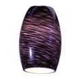 thumbnail image 1 of Access Lighting 978ST-PLS Swirl Pendant Glass Shade in Purple Swirl, 1 of 2