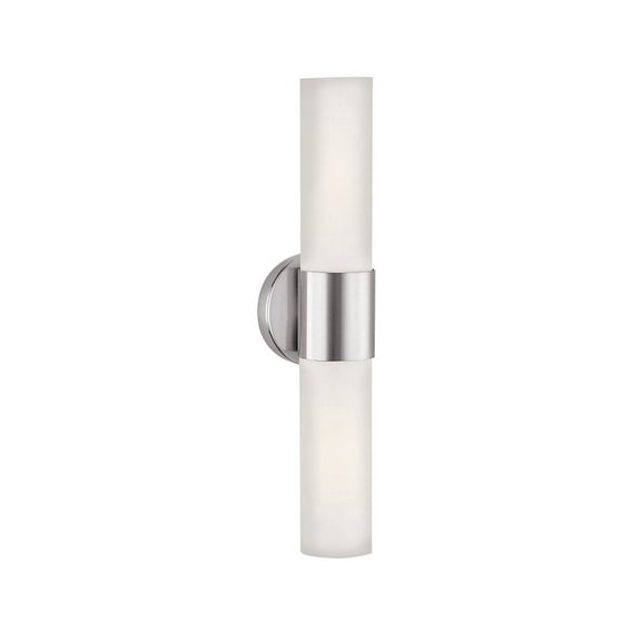 Access Lighting 2 Light Wall Sconce & Vanity in Brushed Steel Color