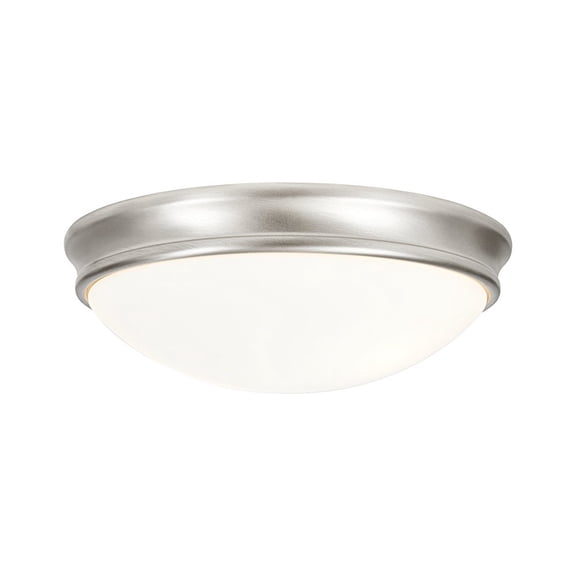 Access Lighting Flush Mount in Brushed Steel Color