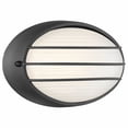thumbnail image 1 of 20280LEDDMG-BL/OPL-Access Lighting-Cabo-9W 1 LED Outdoor Bulkhead in Contemporary Style-8.5 Inches Wide by 5.25 Inches Tall-Black Finish, 1 of 10