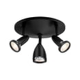 thumbnail image 1 of Access Lighting 3 Light Adjustable LED Flush Mount in Black Color, 1 of 5