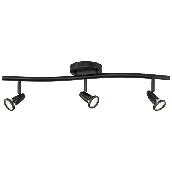 Cobra 3 - Light Black Contemporary - LED Metal Track Lighting
