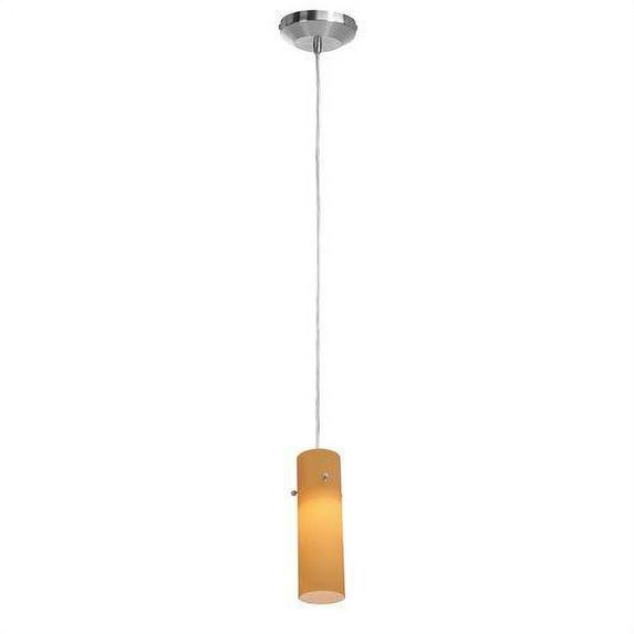 Access Lighting Delta Line Voltage Pendant with Anari Silk Large Glass - Bronze - 97932-BS/AMB