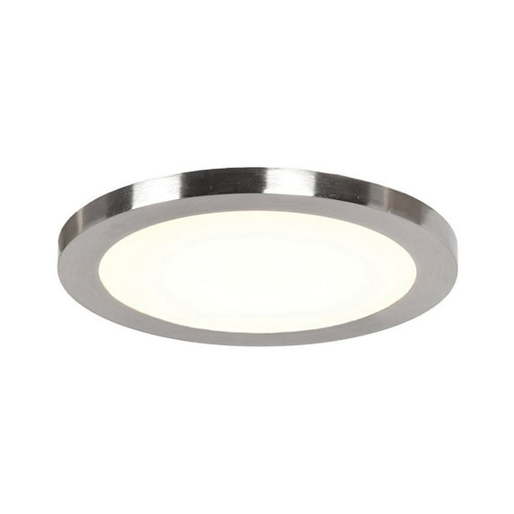 Access Lighting LED Flush Mount in Brushed Steel Color