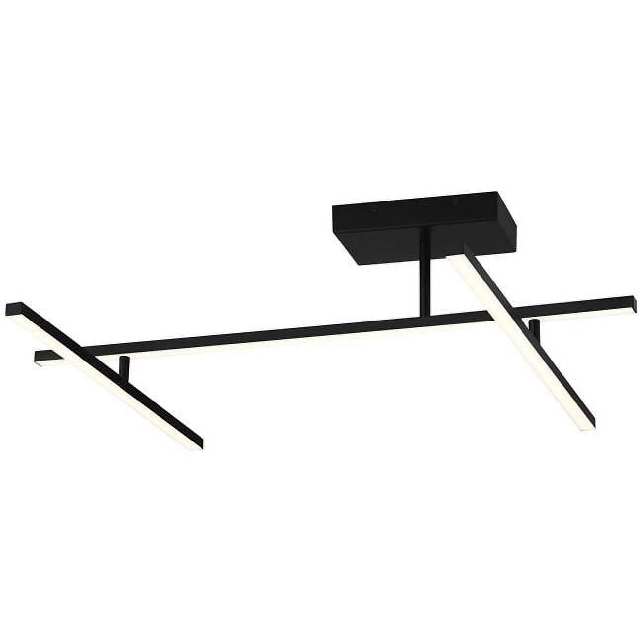 Matte Black Aluminum 45" LED Indoor/Outdoor Light Fixture