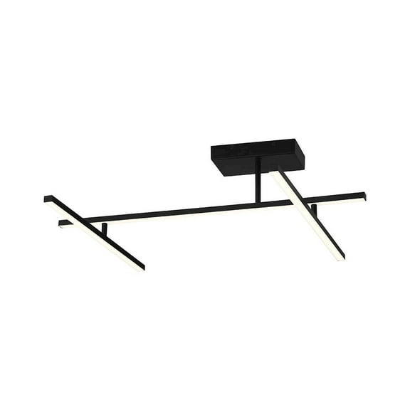 Access Lighting Adjustable LED Semi-Flush in Matte Black Color