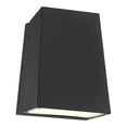 thumbnail image 1 of 20050leddmg-bl Access Lighting Edge-Outdoor Wall Sconce in Transitional Style-5.5 Inches Wide by 7.25 Inches Tall-Black Finish, 1 of 11