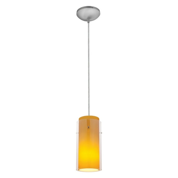 Access Lighting Glass N Glass Cylinder 28033-4C Pendant Light