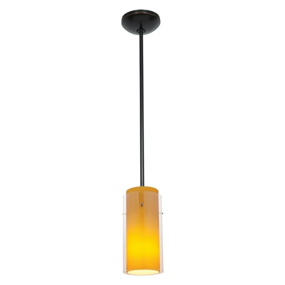 Access Lighting Glass N Glass Cylinder 28033-4R Pendant Light