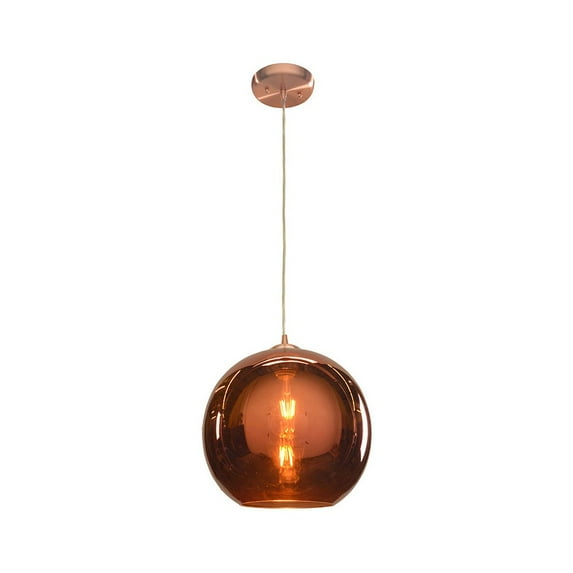 Access Lighting Pendant in Brushed Copper Color