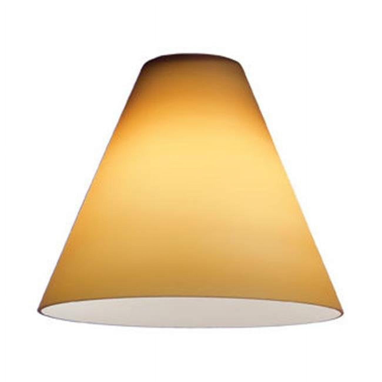 Amber Glass Pendant Shade with Inari Silk Finish
