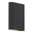 thumbnail image 1 of 20408LEDD-BL Access Lighting Lux-Bi-Directional Wall Sconce in Transitional Style-6.25 Inches Wide by 8 Inches Tall-Black Finish, 1 of 8