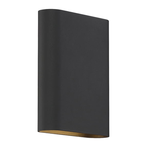 20408LEDD-BL Access Lighting Lux-Bi-Directional Wall Sconce in Transitional Style-6.25 Inches Wide by 8 Inches Tall-Black Finish