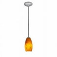 thumbnail image 1 of Access Lighting  Merlot Steel Integrated LED Cord Pendant, Red Sky Shade, 1 of 2