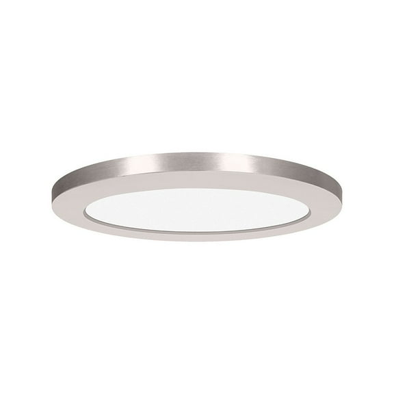 Access Lighting 3CCT LED Flush Mount in Brushed Steel Color