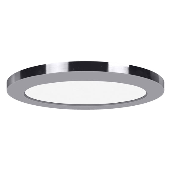 20832LEDDCS-CH/ACR Access Lighting ModPLUS - 24W 1 LED Flush Mount In Transitional Style-0.5 Inches Tall and 12 Inches Wide-Chrome Finish