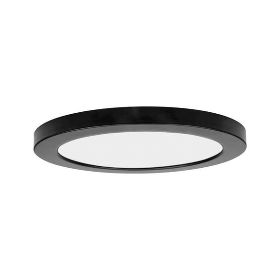 Access Lighting Dual Voltage LED Flush Mount in Brushed Steel Color