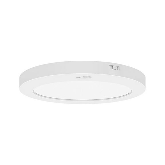 Access Lighting Dual Voltage Motion Sensor LED Flush Mount in White Color