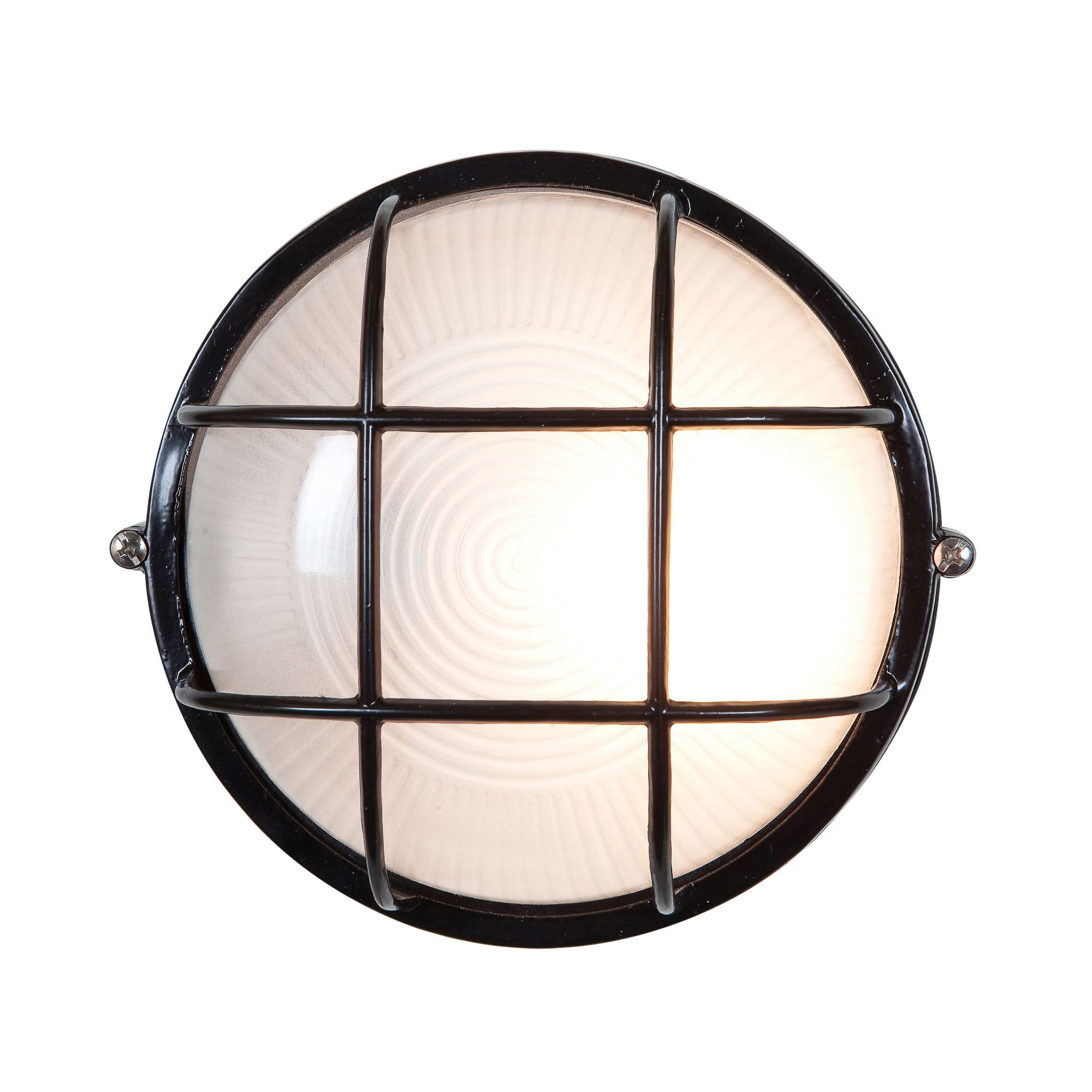 20294LEDDLP-BL/FST Access Lighting Nauticus - 7 Inch One Light Outdoor Bulkhead Wall Mount-Black Finish
