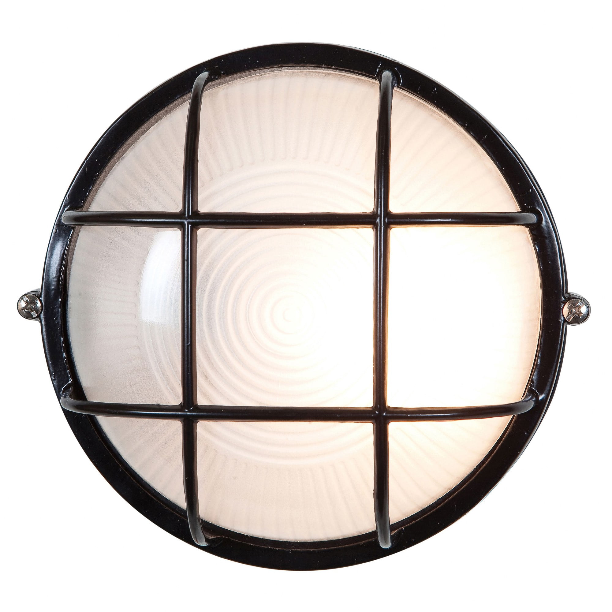 20296LEDDLP-BL/FST Access Lighting Nauticus - 9.5 Inch One Light Outdoor Bulkhead Wall Mount-Black Finish