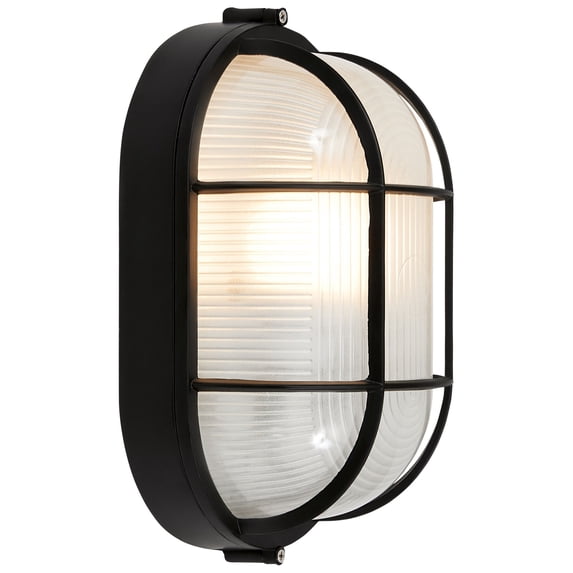 20292-BL/FST Access Lighting Nauticus-One Light Wall Fixture-11 Inches Wide by 6.5 Inches Tall-Black Finish