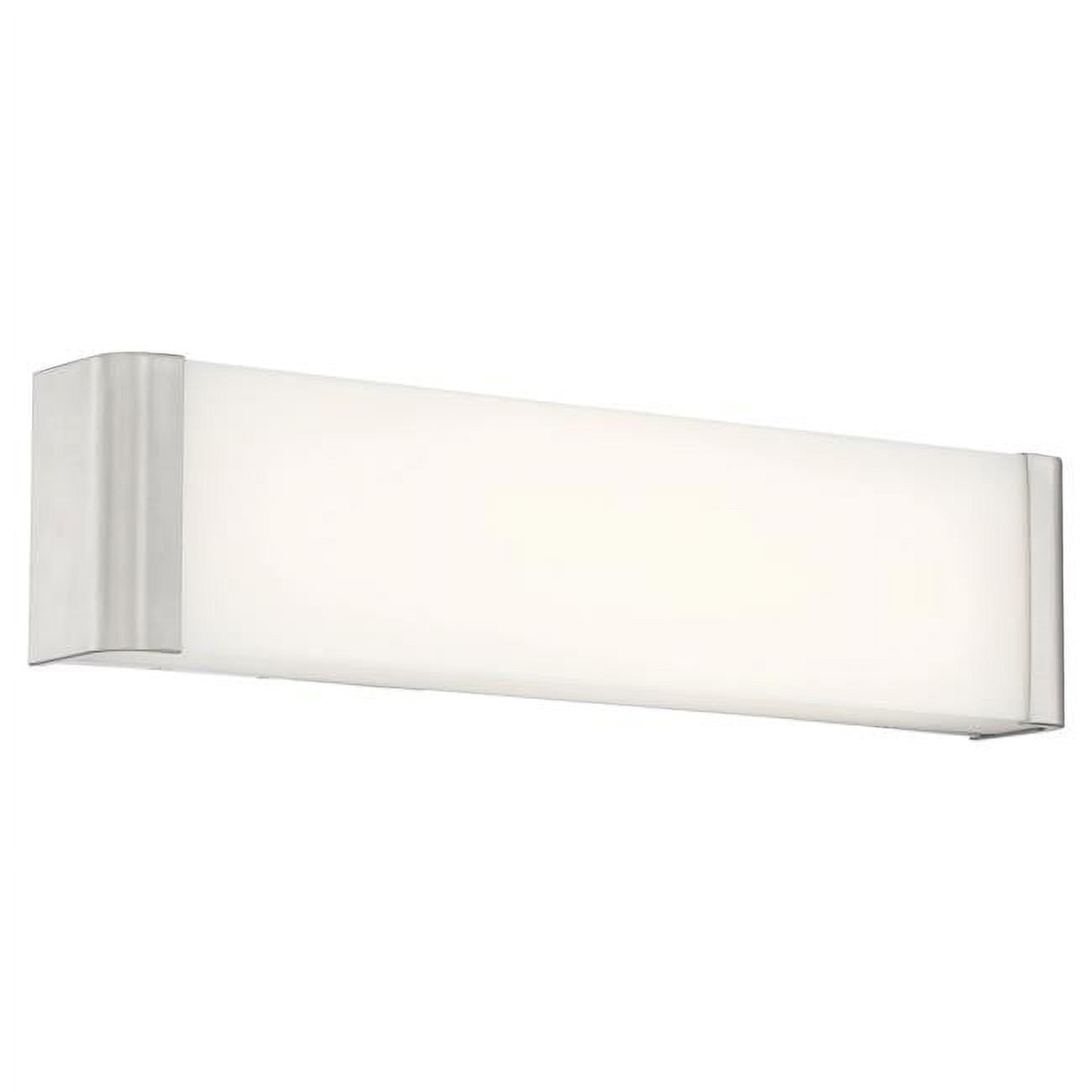 Brushed Steel Dimmable LED Vanity Light - 19.25" Outdoor Compatible