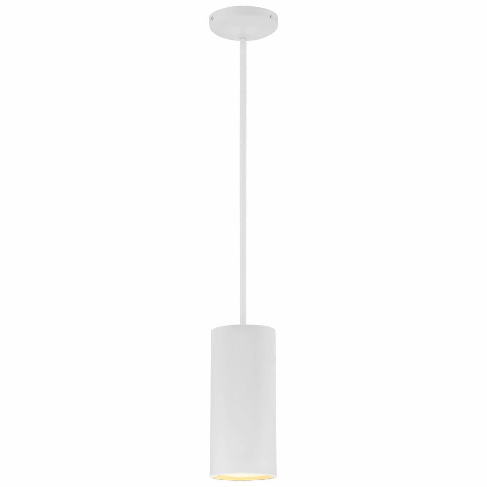 Pilson Matte Black Drum LED Pendant Light 10.5"