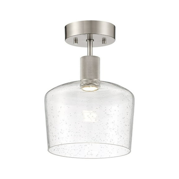 Access Lighting Chardonnay LED Semi-Flush in Brushed Steel Color