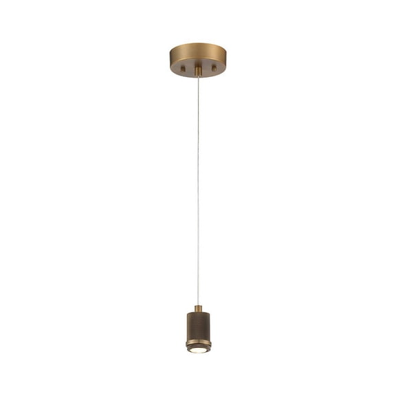 Access Lighting LED Pendant in Antique Brushed Brass Color