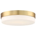 thumbnail image 1 of 20827LEDD-ABB/OPL-Access Lighting-Roma - 35W 1 LED Flush Mount In Contemporary Style-3 Inches Tall and 18 Inches Wide-Antique Brushed Brass Finish, 1 of 2