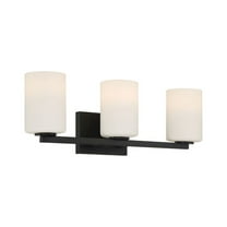 Access Lighting 3 Light LED Vanity in Matte Black Color