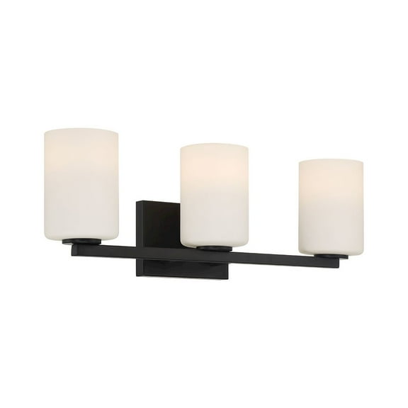 Access Lighting 3 Light LED Vanity in Matte Black Color