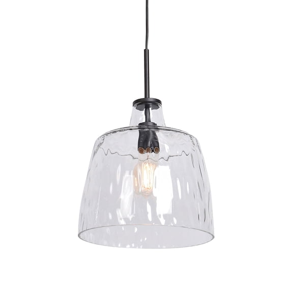 Access Lighting 50938-BL/CLR Simplicite 1 Light 11" Wide Pendant - Black
