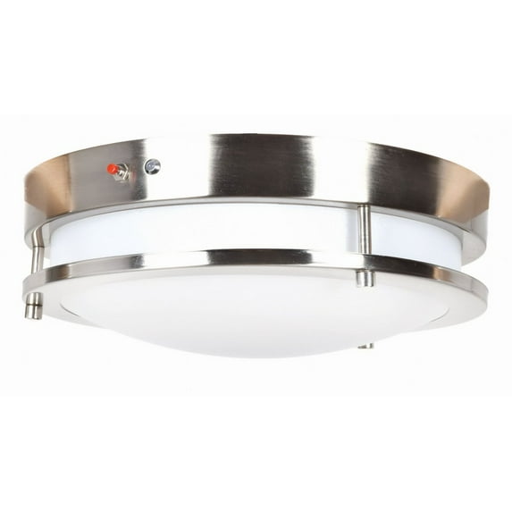 Access Lighting - Solero-15W 1 LED Flush Mount with Emergency Backup in