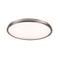 thumbnail image 1 of Access Lighting LED Flush Mount in Brushed Steel Color, 1 of 5