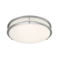 thumbnail image 1 of Access Lighting LED Flush Mount in Brushed Steel Color, 1 of 6